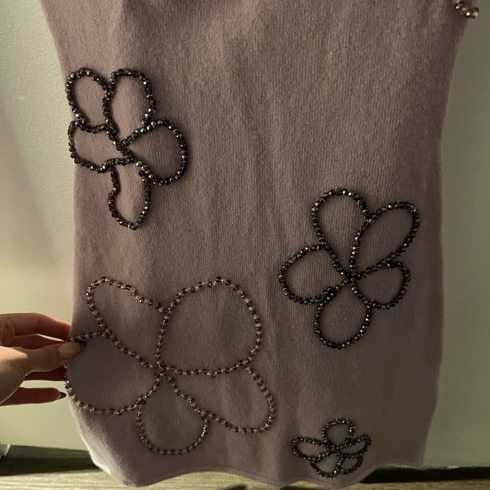 Guizio Beaded Floral Dress - Picture 5 of 7